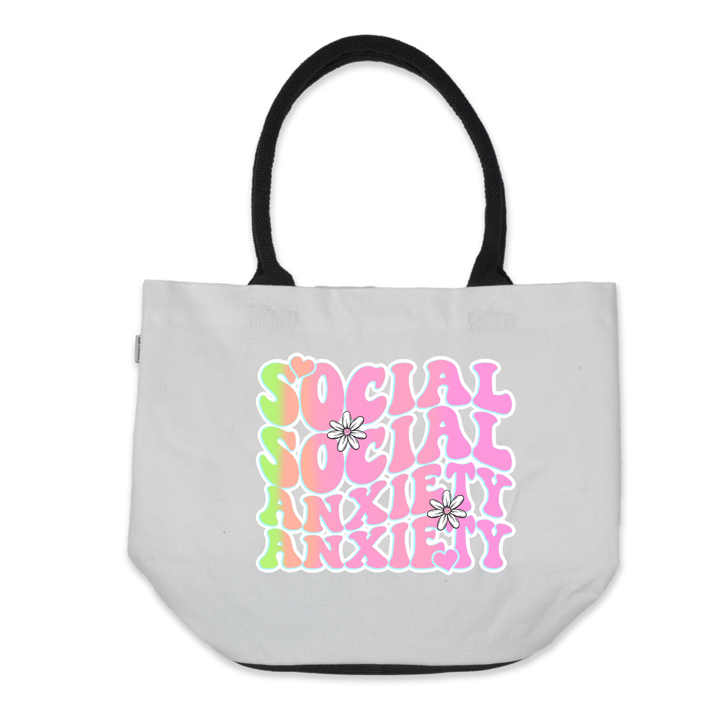 Graphic Tote Bag- Social Anxiety