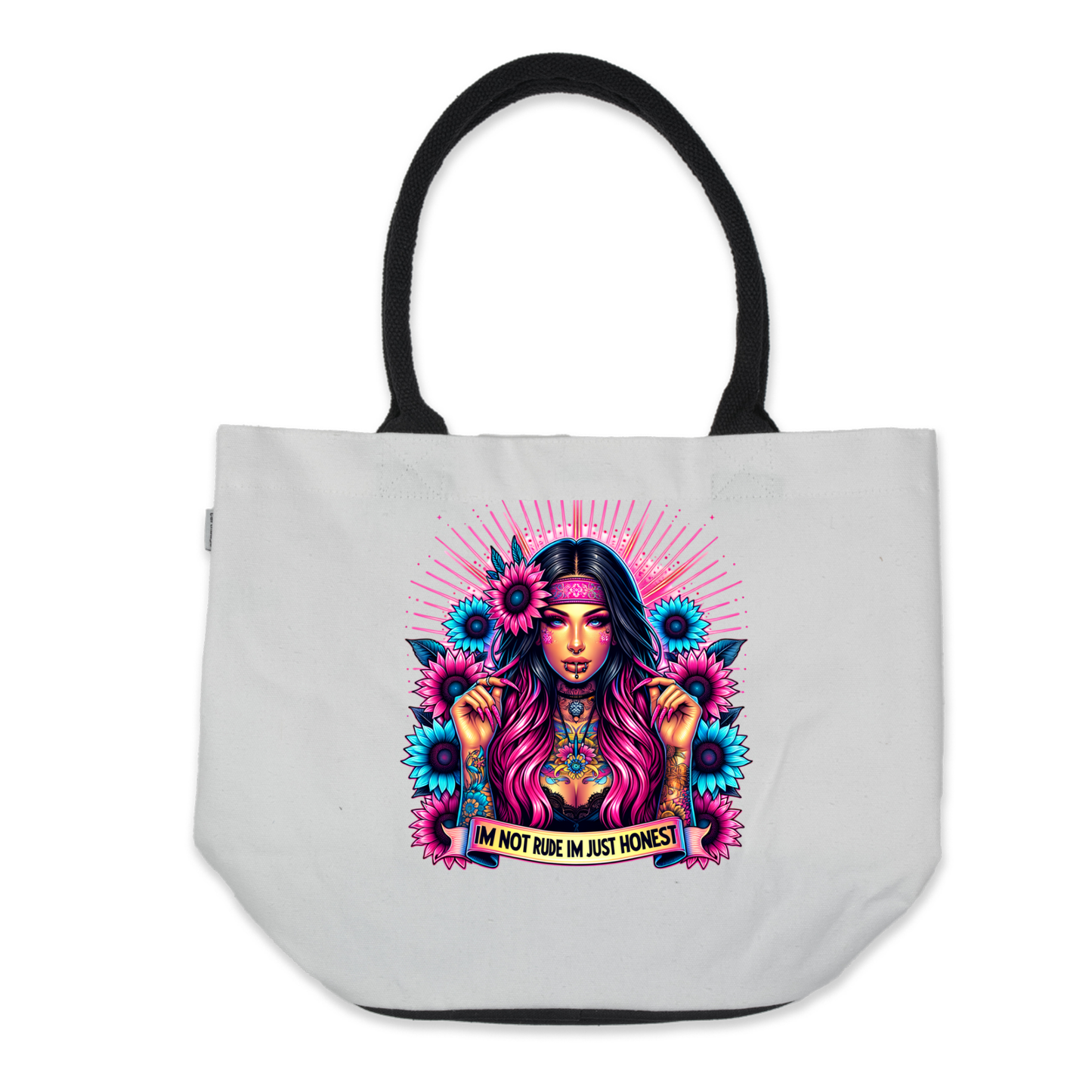 Graphic Tote Bag- I'm Not Rude I'm Just Honest