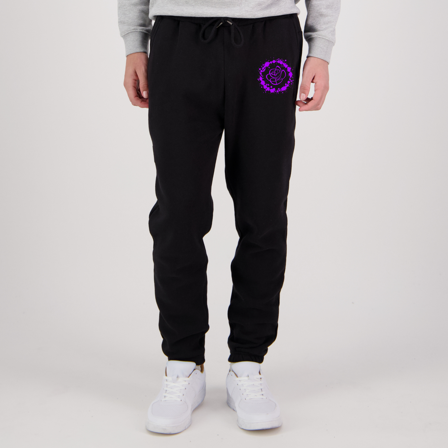 Classic Splatter Track pants - Purple Logo