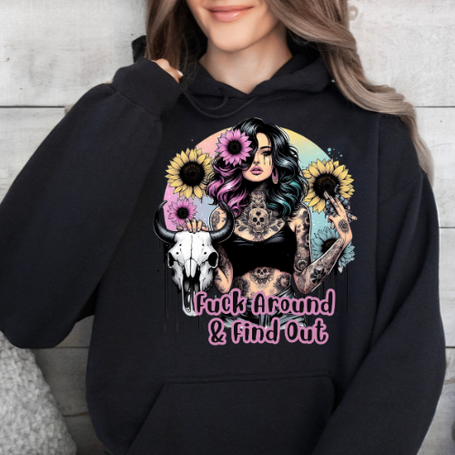 Fuck around and fin out - Graphic Hoodie