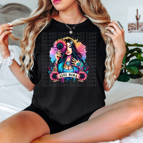 ADHD Mama-Graphic Tee