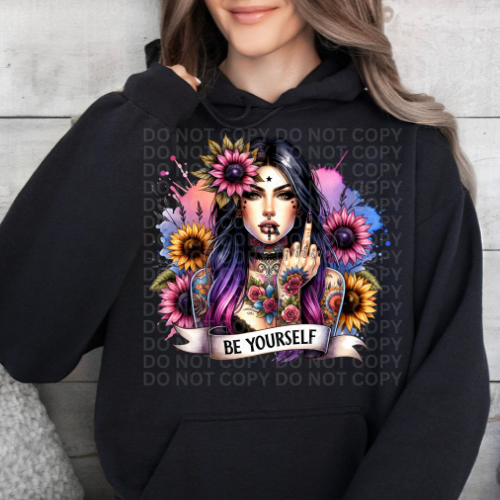 Be Yourself Boho - Graphic Hoodie
