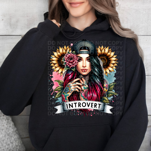 Introvert - Graphic Hoodie