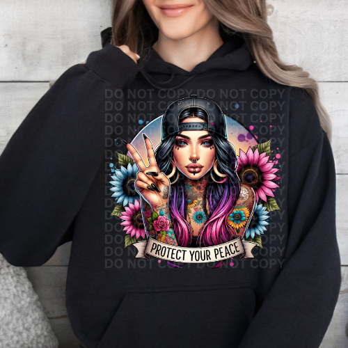 Protect Your Peace- Graphic Hoodie