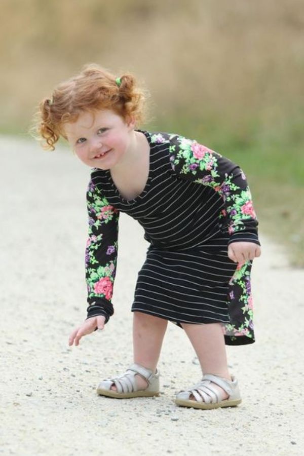 Skyla Dress Mini Me by Emily Rose Designs. Affordable, comfortable New Zealand designed girls’ dresses.