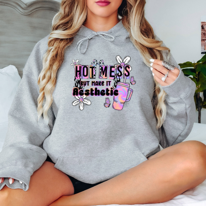 Hot Mess - Graphic Hoodie