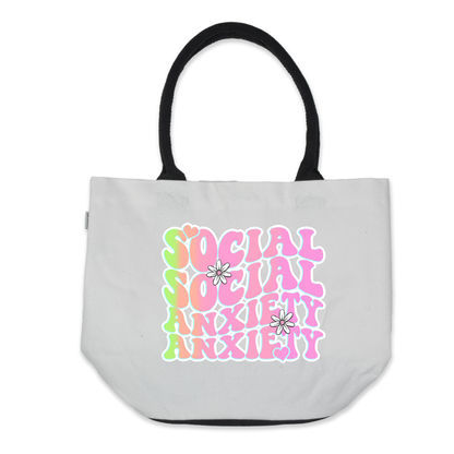 Graphic Tote Bag- Social Anxiety