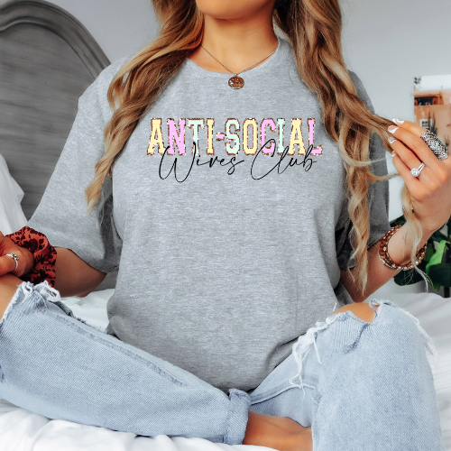 Anti Social Wives Club Tee