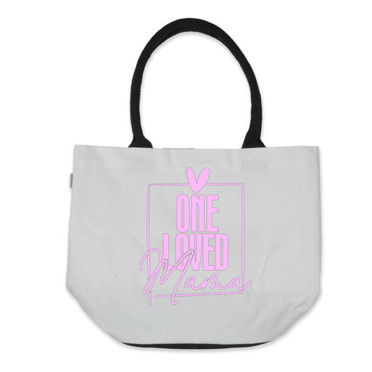 Graphic Tote Bag-One Loved Mama