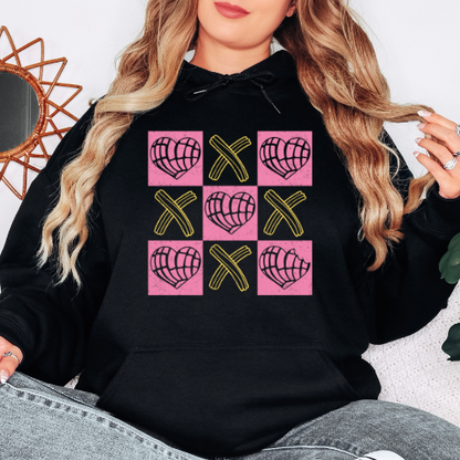 Hearts & Crosses - Graphic Hoodie