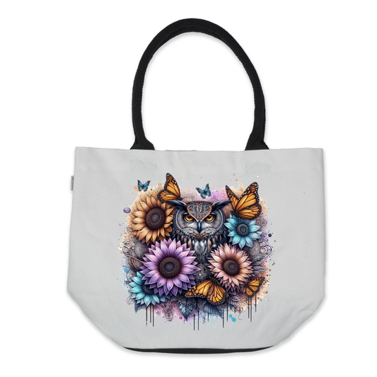 Graphic Tote Bag- Brown Owl