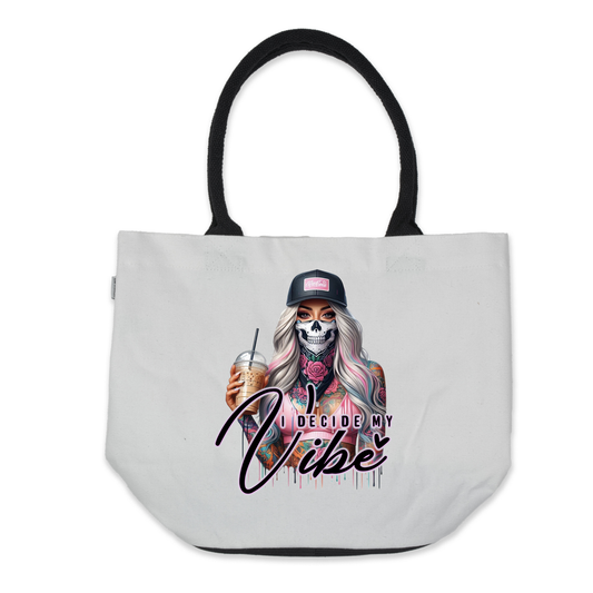 Graphic Tote Bag-I Decide My Vibe