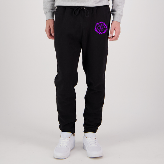 Classic Splatter Track pants  - Purple Logo