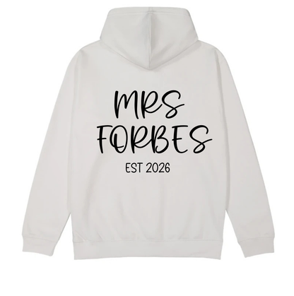 Custom Wedding hoodie