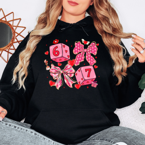 67 Dice/Bow - Graphic Hoodie