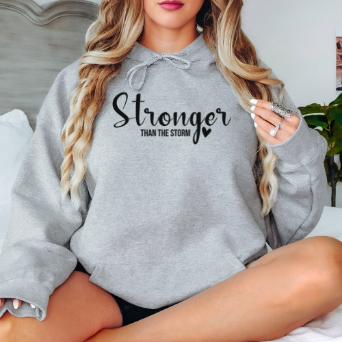 Stronger Than The Storm Graphic Hoodie