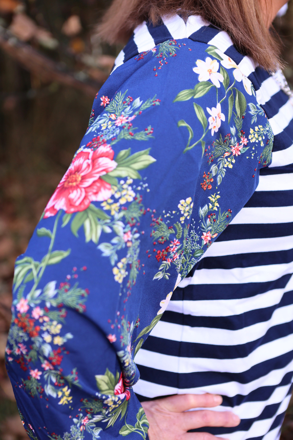 McKenna Top- Navy Floral