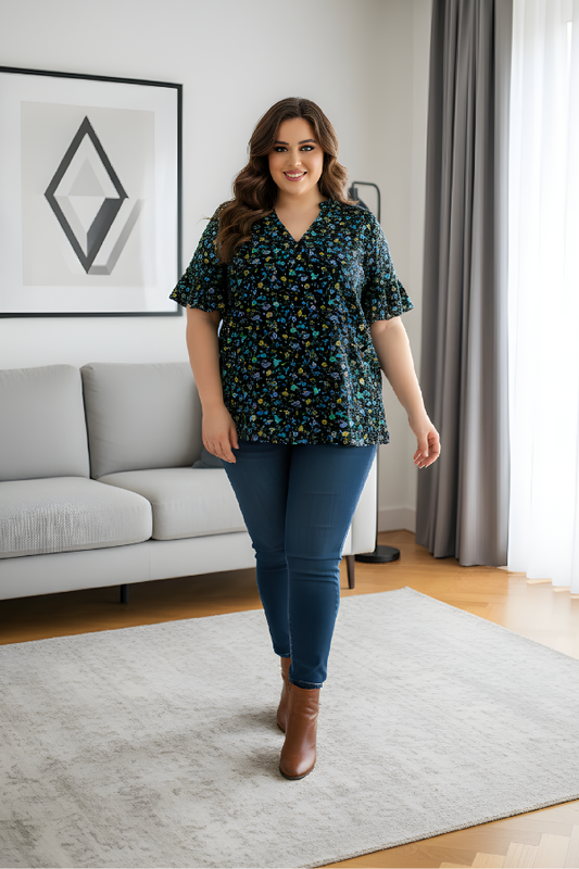 Ashlyn blouse- Floral