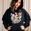 Easter Bunny Floral -Adults Hoodie