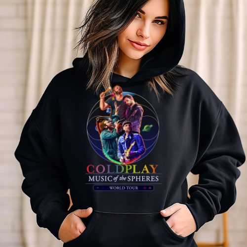 Coldplay Unisex Graphic Hoodie- Style 1