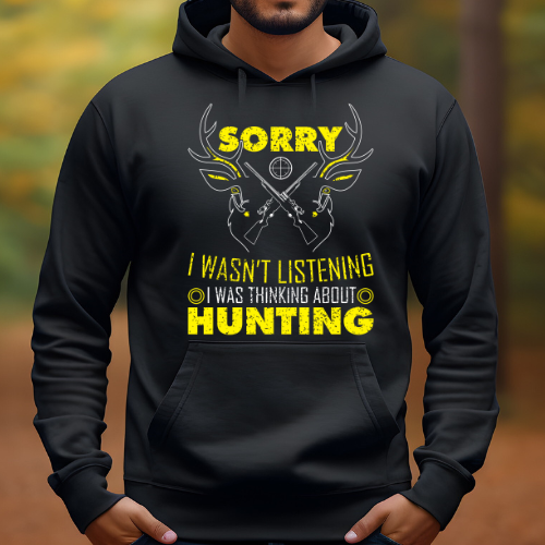 Sorry I Wasn't Listening - Men's Graphic Hoodie