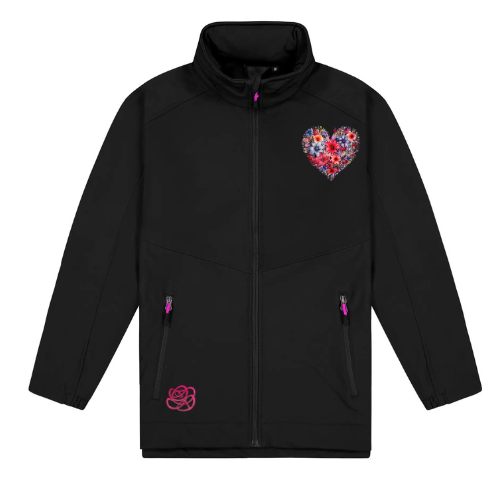 Floral Heart Softshell Jacket
