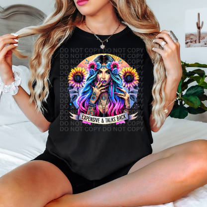 Expensive & Talks Back -Graphic Tee