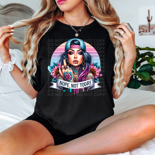Nope Not Today Boho -Graphic Tee