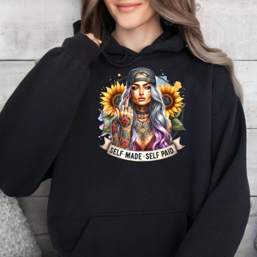 Self Made Self Paid  - Graphic Hoodie