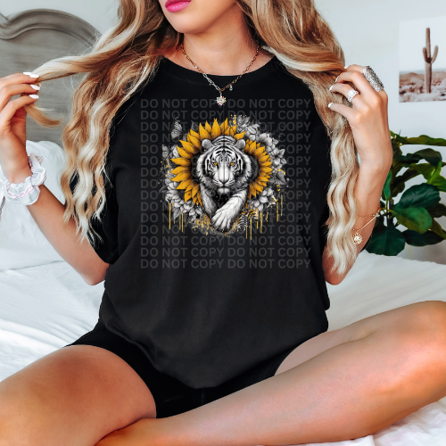 Sunflower Tiger -Graphic Tee