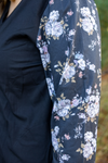 Eloise dress floral sleeves by Emily Rose Designs