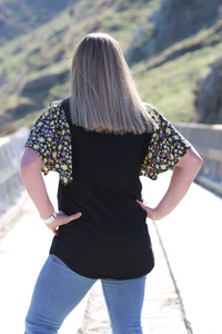 Lola Top-Black/Yellow